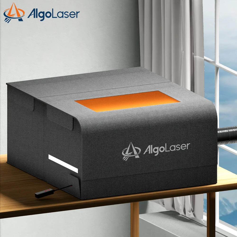 AlgoLaser Laser Engrave Enclosure Eye Protection Vent Protective Cover for CNC Engraving Machine Laser Cutting Enclosure Tent