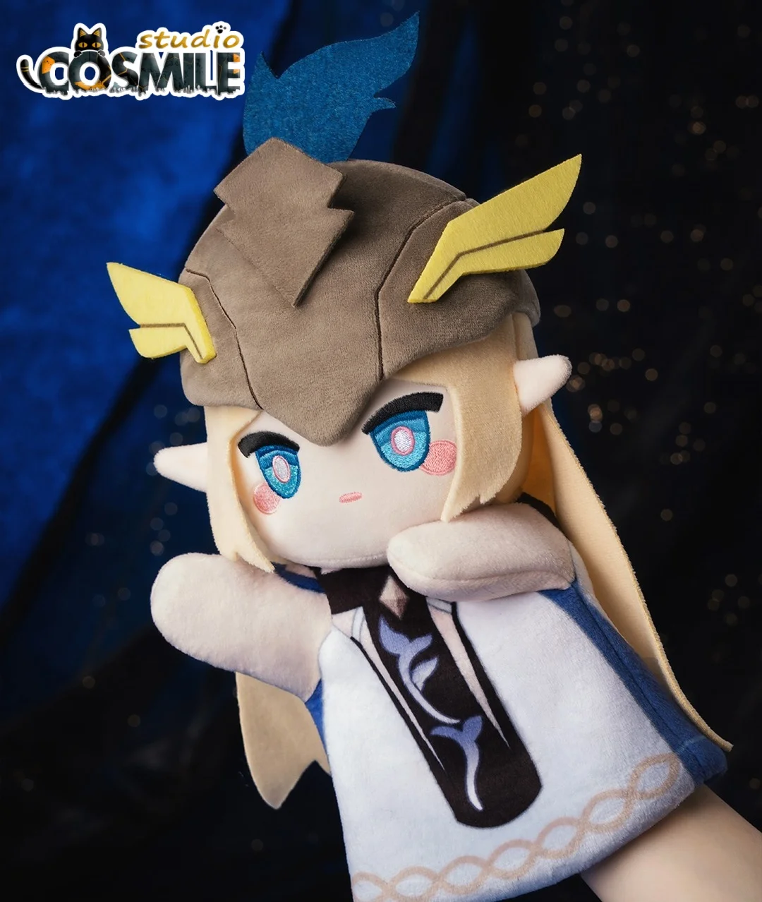 Official Original Version  Cartethyia Game Wuthering Waves Blonde Elf Stuffed Plushie Plush Doll Hand Puppet Gift Jan