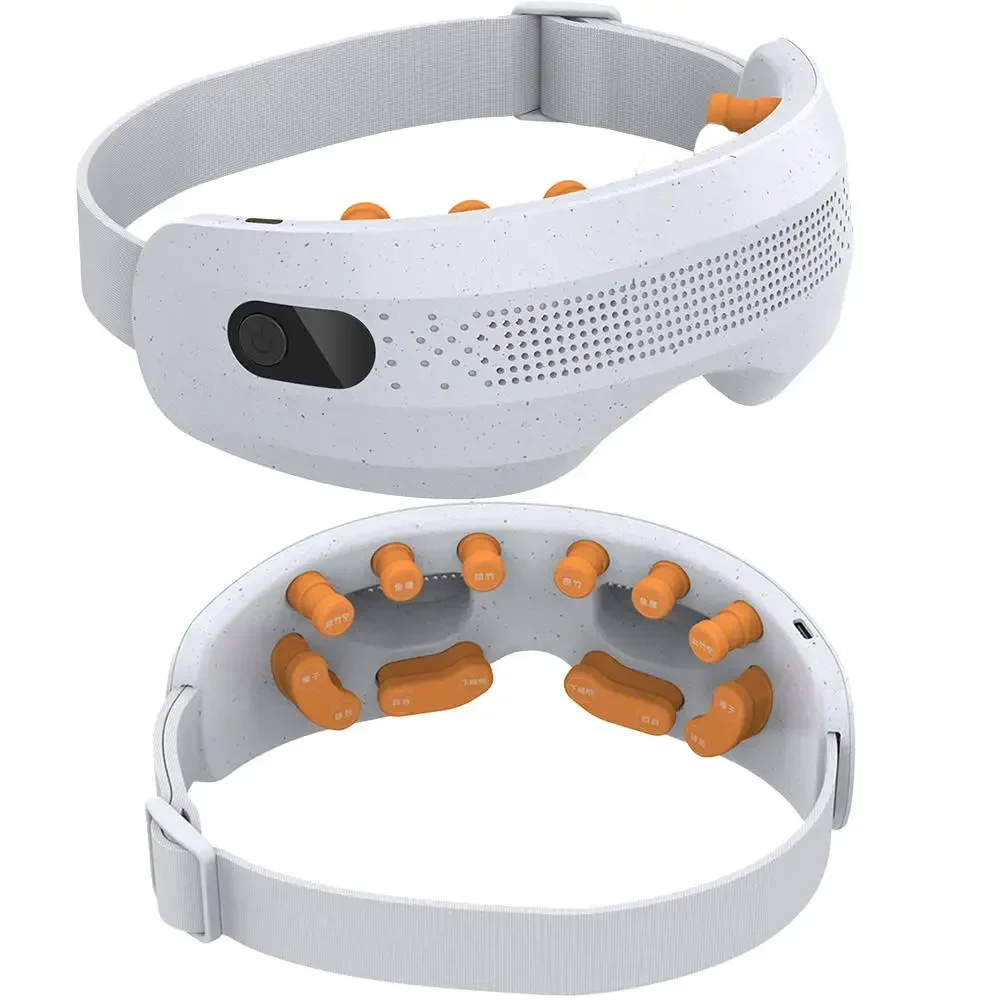 Electric Eye Acupoint Massager Smart Bluetooth Vibration Eye Care Instrument Eye Massage Glasses Soothing Fatigue Improve Sleep