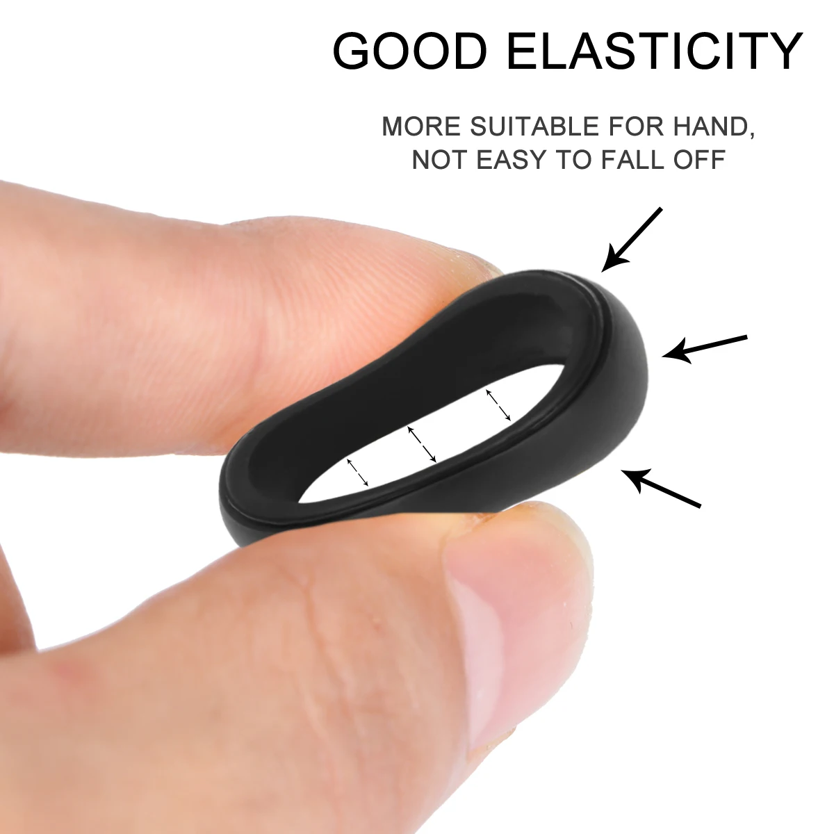 

Silicone Rings Outdoor Finger Protection Grip Strength Training Exercise Ring Durable Odorless Latex Free For Men Women Athletes