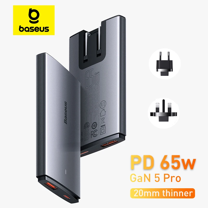 [Liberação limitada de estoque] Baseus 65W Carregador de mesa Estação de carregamento rápido para iPhone 17 16 15 14 13 12 Pro Max Samsung