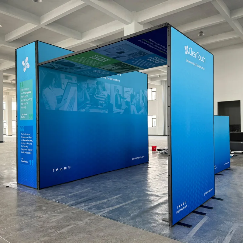 Espositore espositivo modulare personalizzato da 3,6 m di altezza 20x20 10x20