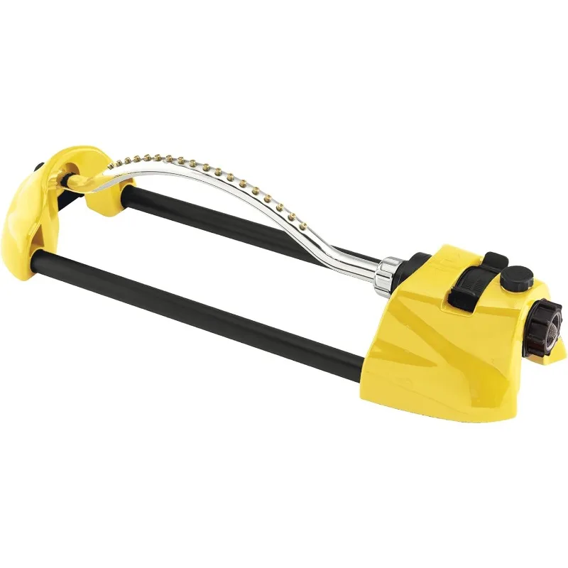 

ColorStorm Premium Oscillating Lawn Sprinkler with Brass Nozzle Jets, Easy Adjust Range Control Covers up to 3,036 Sq Ft,