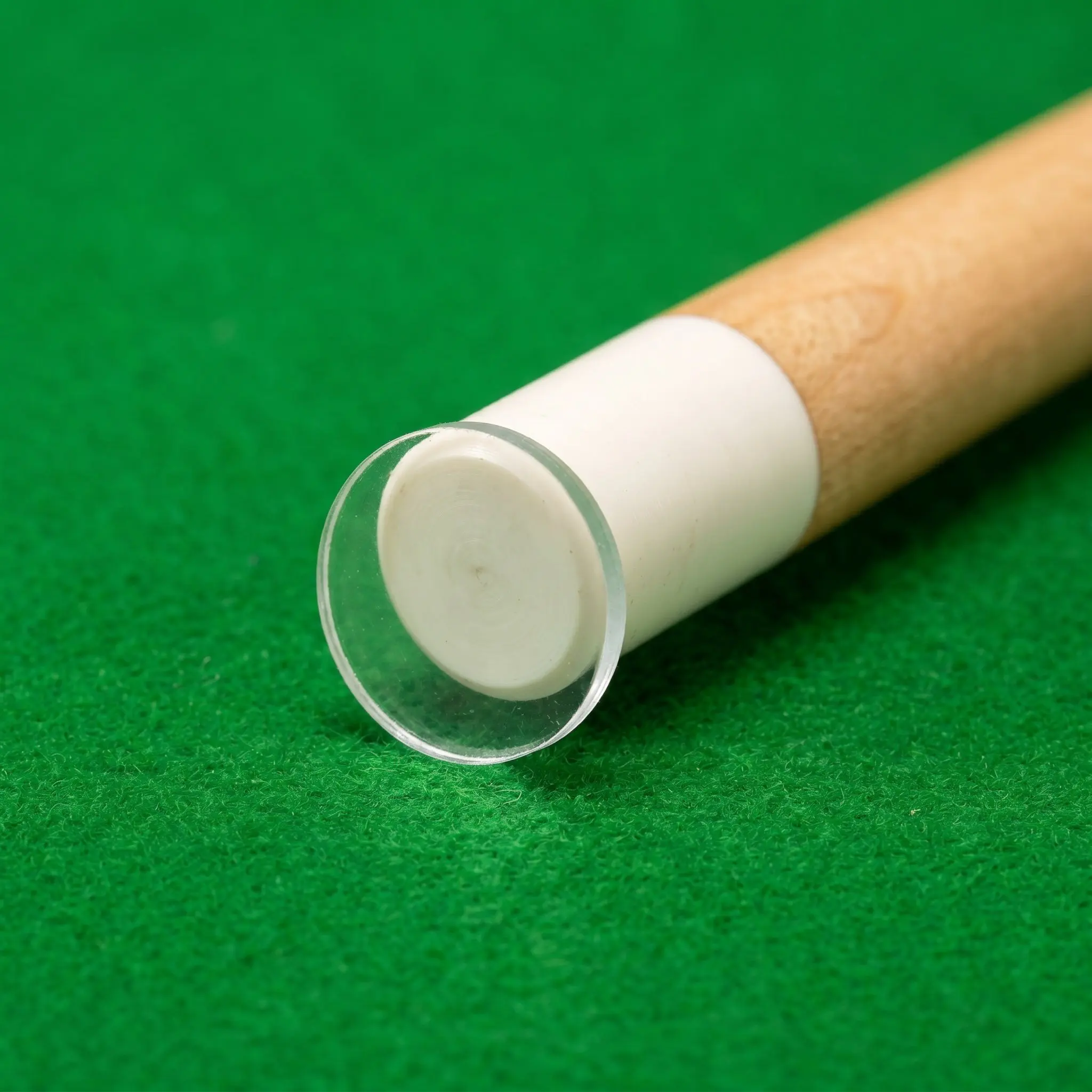 20PCS clear Pool Cue Ferrule Tip Pads 0.53 Inch Plastic Separating Disc Replacement Spare Parts for Billiards Snooker Cue Repair