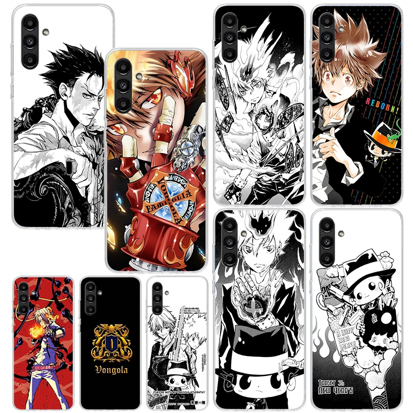 Katekyo Hitman Reborn Phone Case For Samsung Galaxy A15 A25 A35 A55 A14 A24 A34 A54 A13 A23 A33 A53 A12 A22 A32 A52 A05S A04S A0