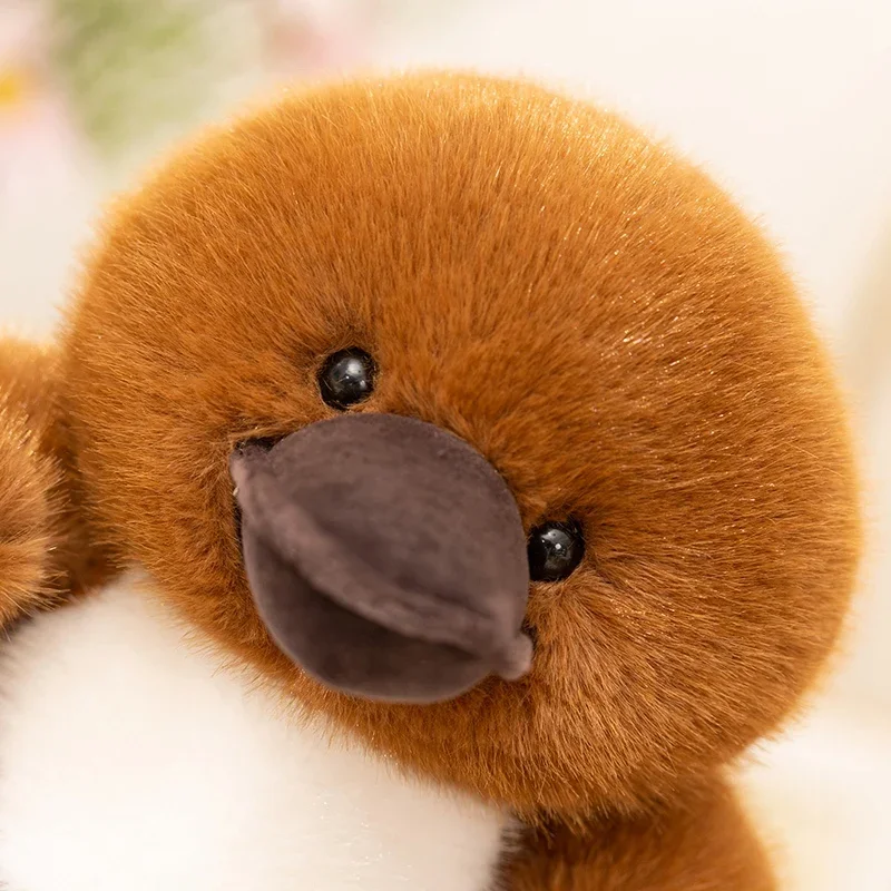 ตุ๊กตาแพลตติปัสขนาดเล็กน่ารัก 22 ซม. ของเล่นตุ๊กตาสัตว์นุ่มนิ่ม ตุ๊กตาเป็ดตัวน้อยน่ารักสำหรับของขวัญคริสต์มาส