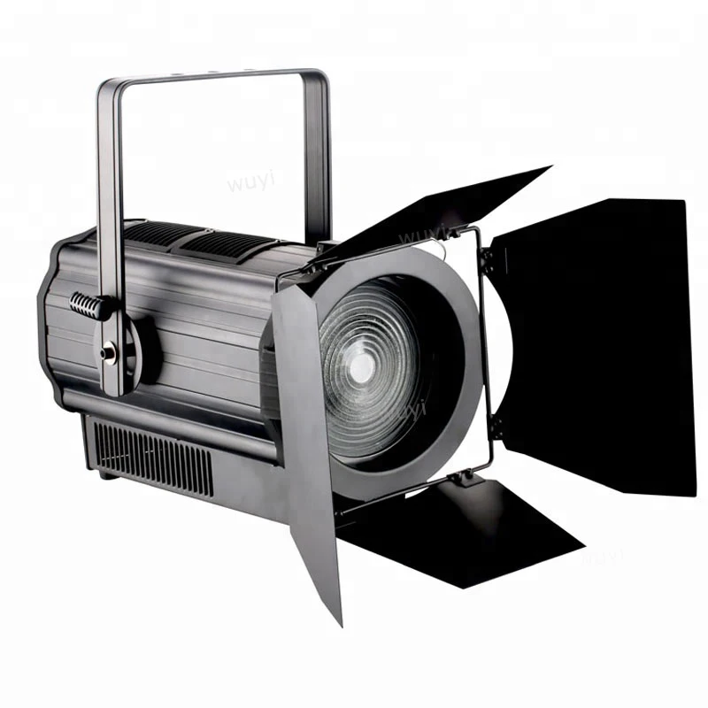 15-60° Manual Focus Zoom 300W LED Fresnel Spotlight TV-Show  DMX Theater Studio Concert Stage Lighting