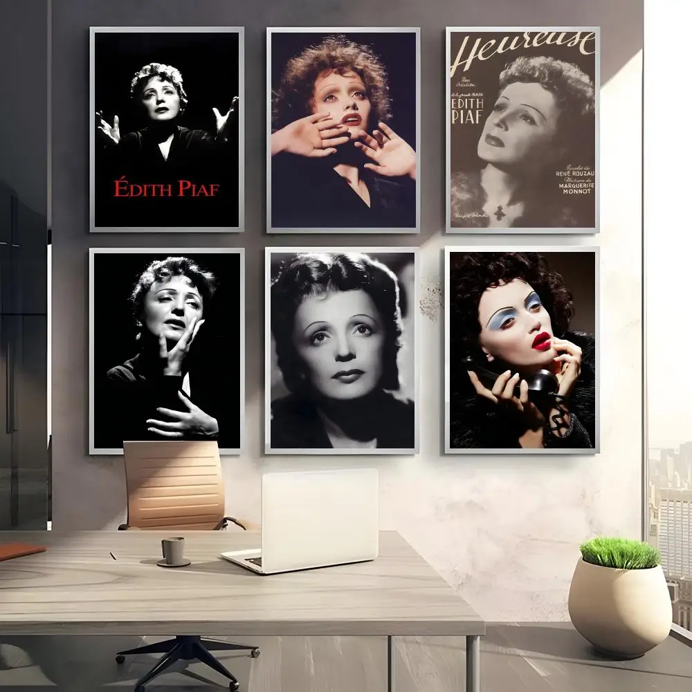 Timeless Edith Piafs Poster HD art sticky wall waterproof home bedroom bar aesthetic decoration