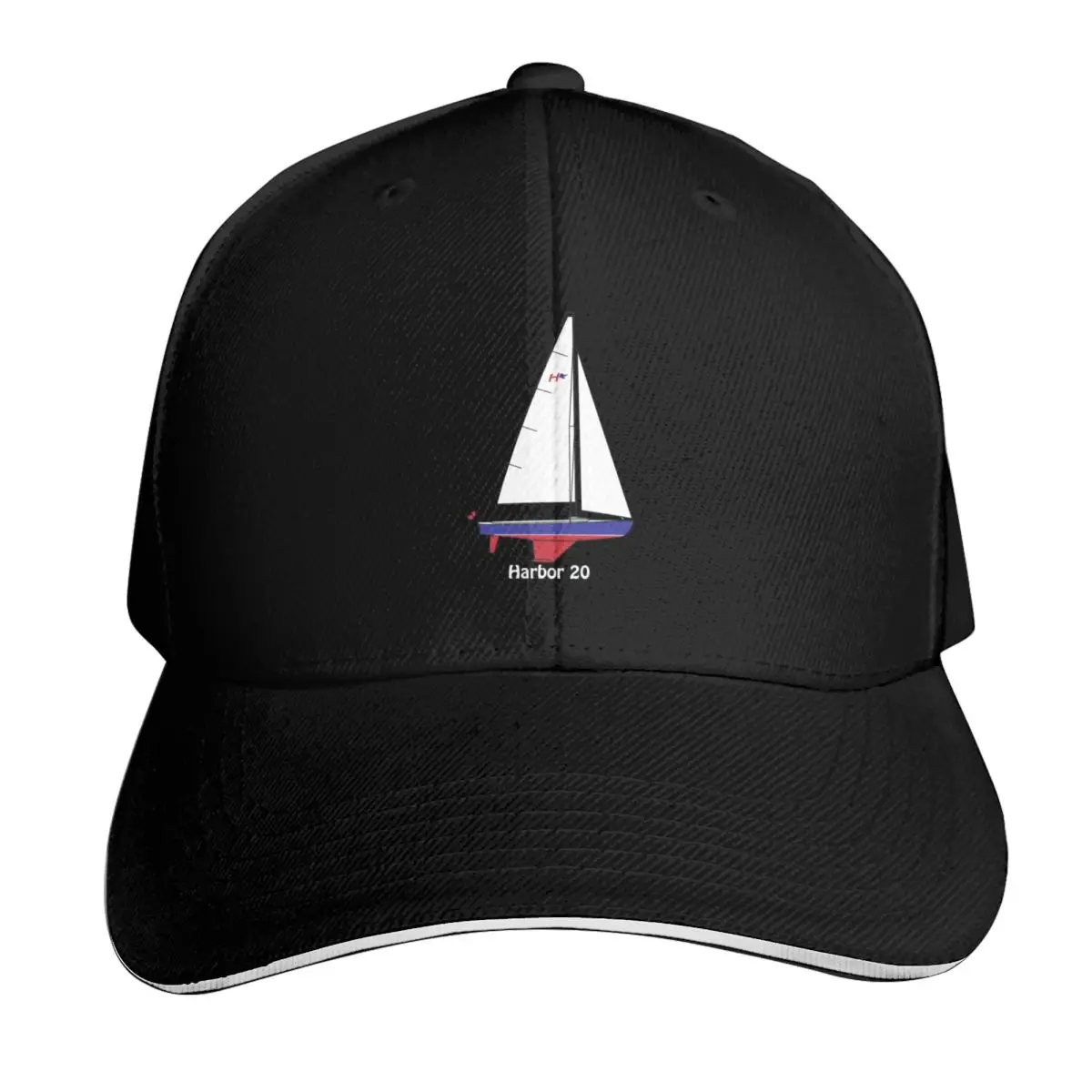 

Harbor 20 Sailboat Baseball Cap Golf Luxury man cap Big Size Hat derby hat Golf Men Women's
