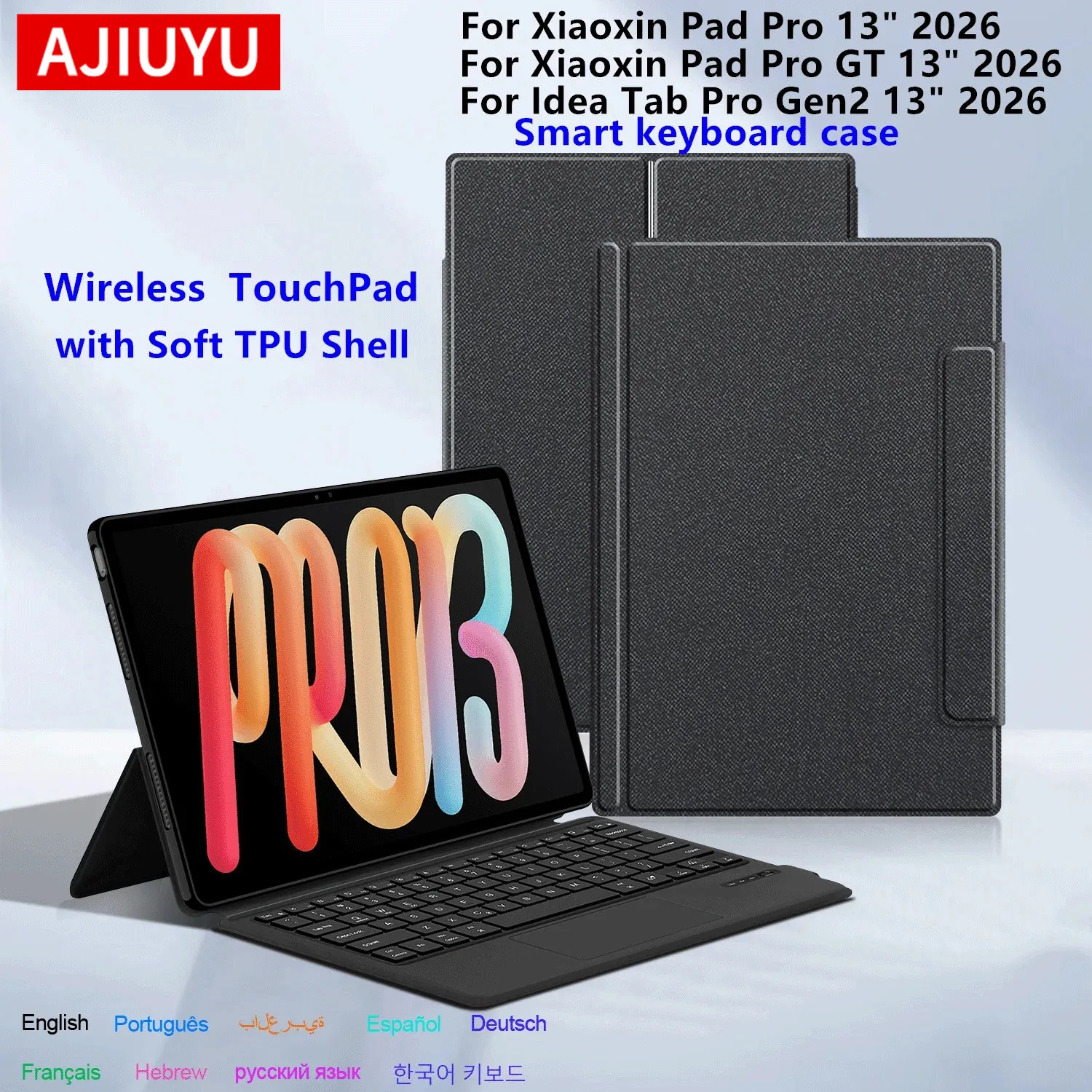 

Чехол-клавиатура с тачпадом для Lenovo Xiaoxin Pad Pro 13/GT 13 дюймов 2026, чехол-клавиатура для Lenovo Idea Tab Pro Gen 2 13 дюймов