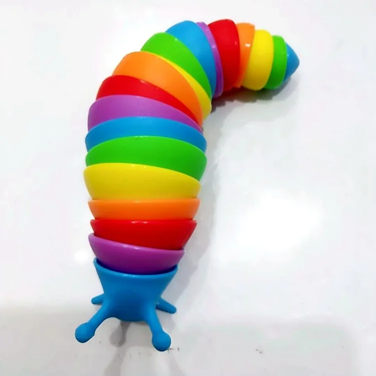 New Relief Slug Wriggling Slug Caterpillar Children's Prank Toy Variable Stress Relief Toy