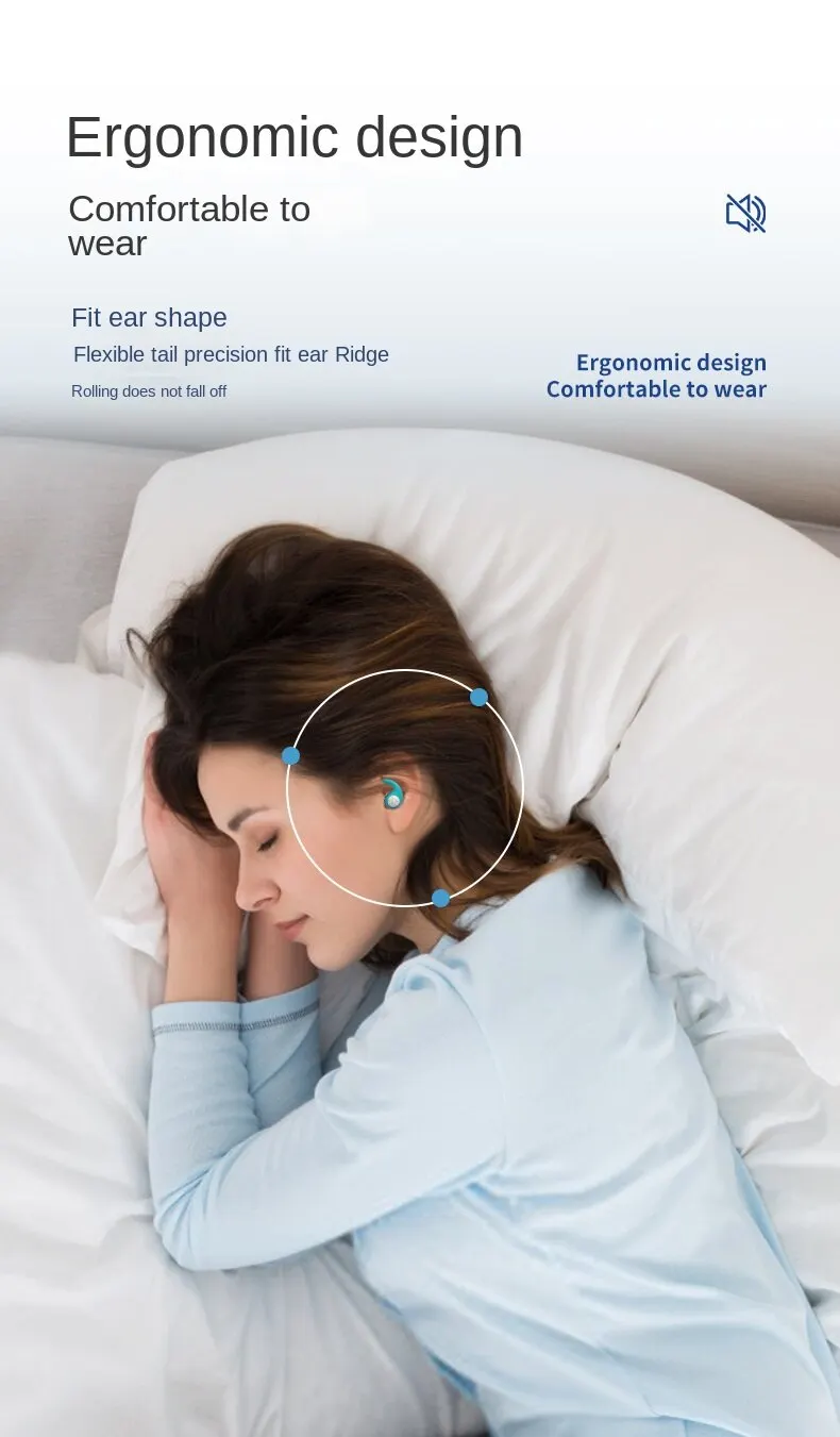 1-6pair Silicone Noise Cancelling Earplugs Noise Filter Sleep Swimming Waterproof Three Layer Mute Earplugs