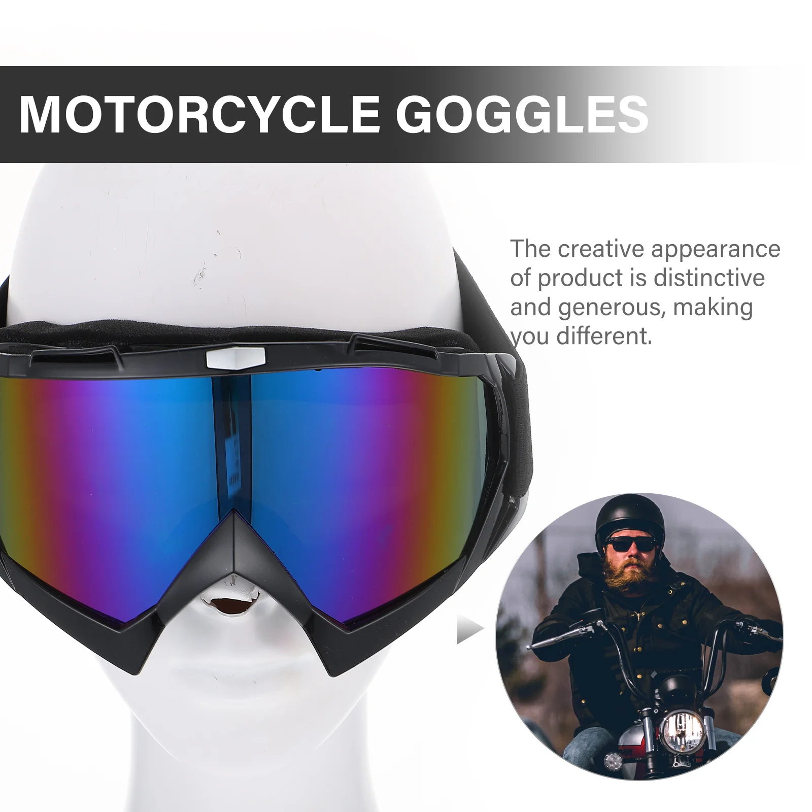 

Outdoor Windproof Glasses Goggles Motorcycle Pure Material Tpu Sports for Riding