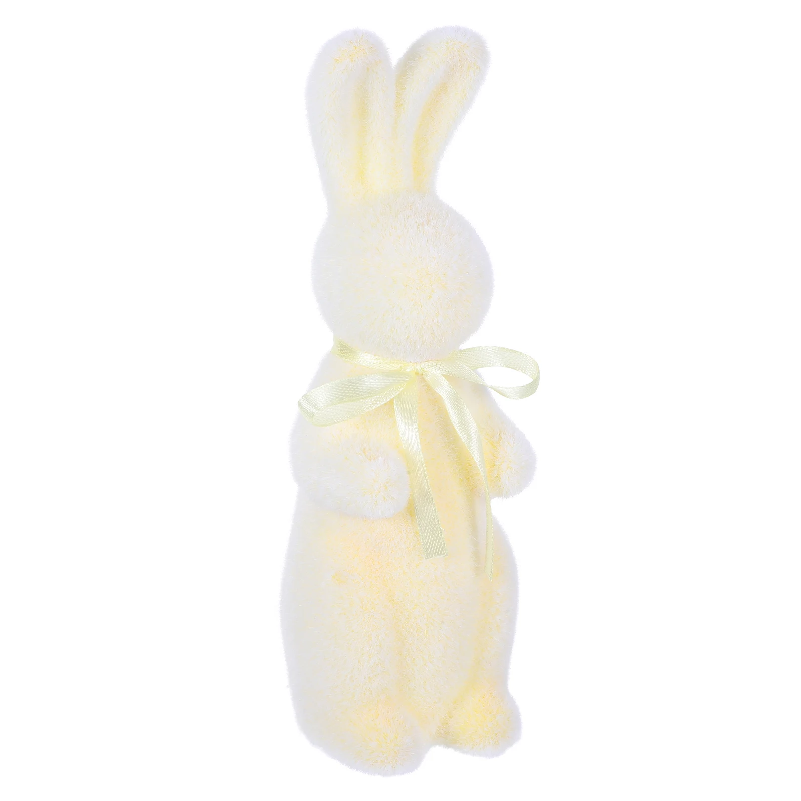 

Easter Bunny Statue Rabbit Patio Ornament Miniature Foam Figurine Decorations Table Bunny Decor Garden Crafts Easter Dinner