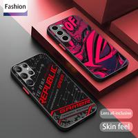 COOL A-Asus ROG Phone Case For Samsung Galaxy S25 S24 S23 S22 S21 Plus Ultra FE Frosted Translucent
