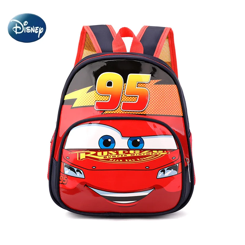 Disney Cars Lightning McQueen 3D Mini Schoolbag Kids Cartoon Stereoscopic Schoolbag Fashion Kawaii Schoolbag Kids