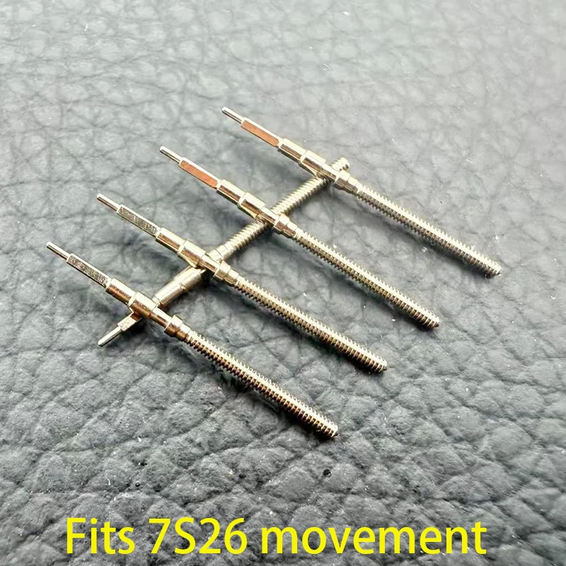 2PCS/4PCS 7S26 무브먼트 크라운 스템 7S26 자동 기계식 무브먼트 스템 시계 수리 부품