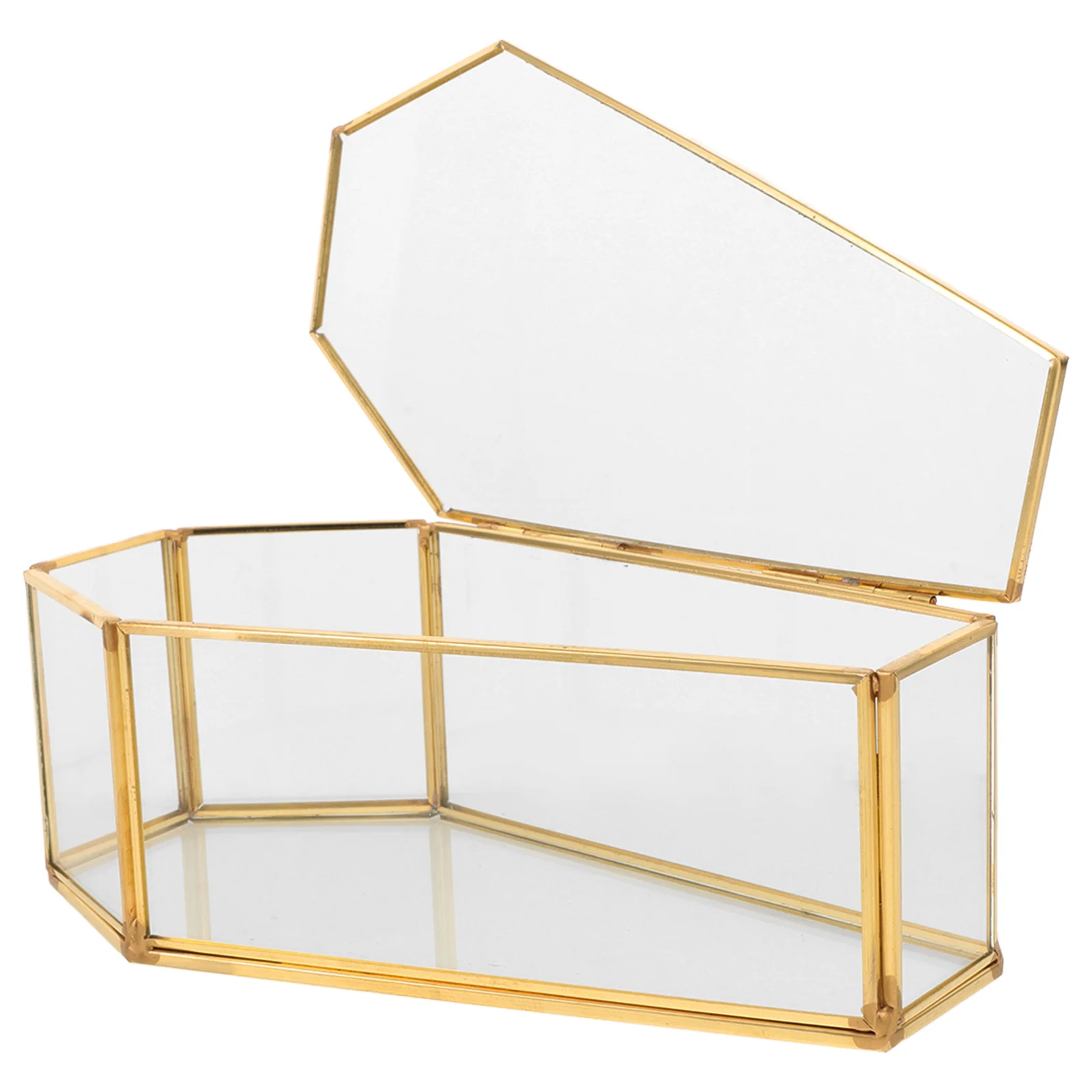 

Festival Coffin Box Glass Classic Gothic Jewelry Storage Decorative Box Halloween Trinket Keepsake Display Goth Decor