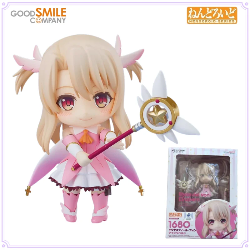 

GSC Original Nendoroid Series No.1680 Illyasviel Von Einzbern Anime Q Version Figure Toys for Boys Gift Collectible Ornaments
