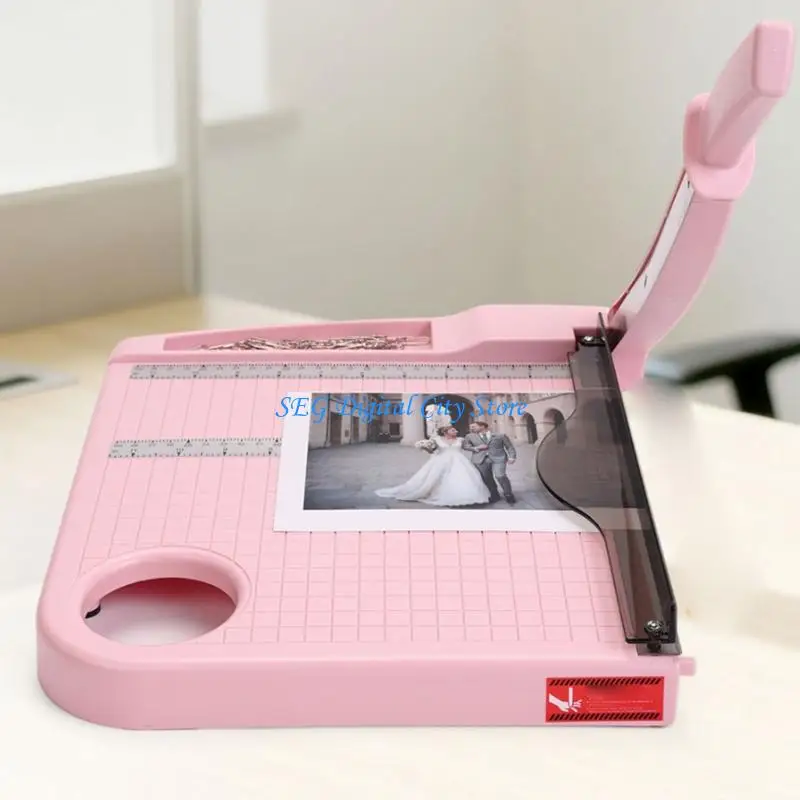 U75B Multipurpose Plastic Craft Cutter Ergonomic Grip Paper Cutter With Measuring Scale For Artists Student Art Craft Project