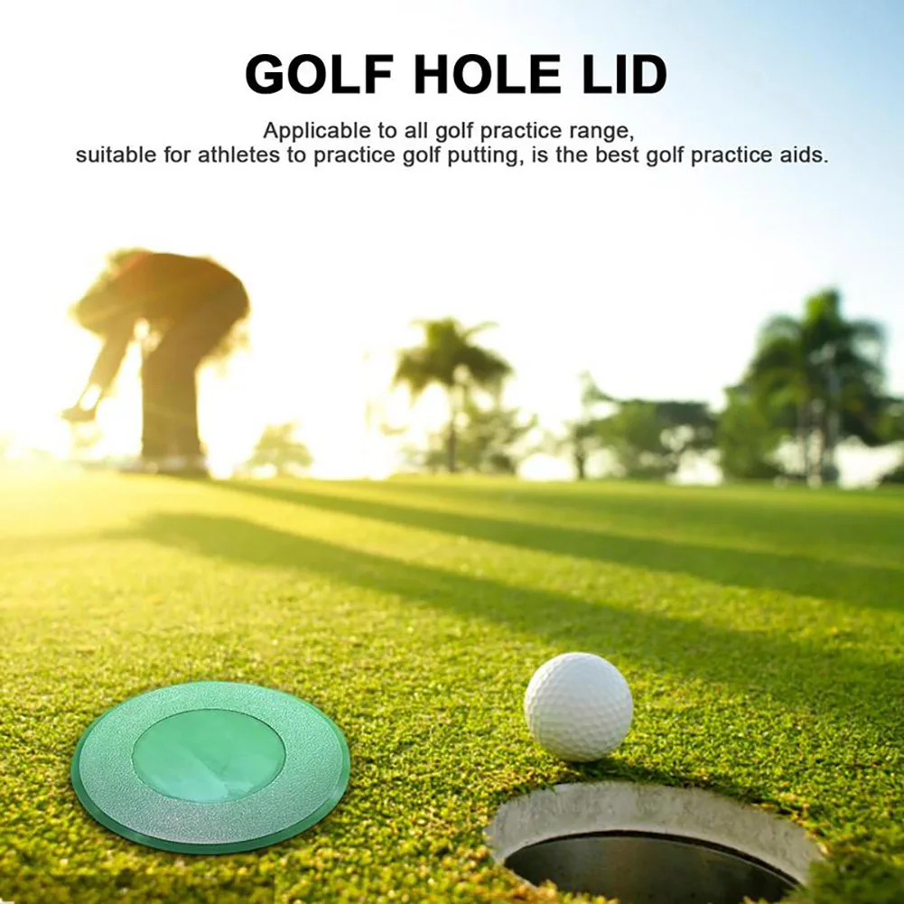 Golf Hole Cup Cover Golf Cup Cover Waterproof Leak-proof Fadeless Wear Resistant Sturdy And Durable Protective Portable Plastic