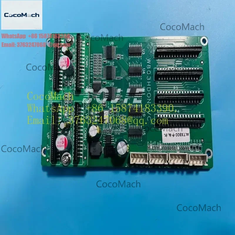 Original Wellprint TX800 Double Head Board W803HDON-VC, 2H Print Head Control Board for Wall Printer / UV Flatbed Printer