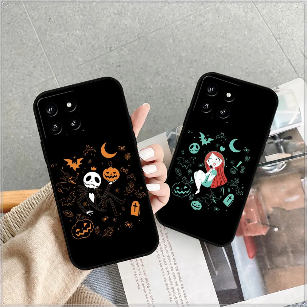 Disney The Nightmare Before Christmas Phone Case For Xiaomi POCO F5 F4 F3 F2 F1 X5 X4 X3 X2 M5 M4 M3 M2 GT PRO NFC 4G 5G Cover