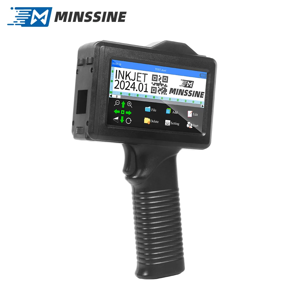 Design of Household Curved Manual-level Intelligent Handheld Date Bottle Printer Light