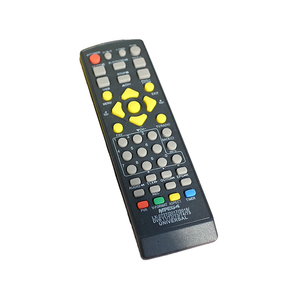 ABS Replacement for DVB T1/T2/T3/T4/T5 Universal Remote Control of Digital Set-top Boxes IR