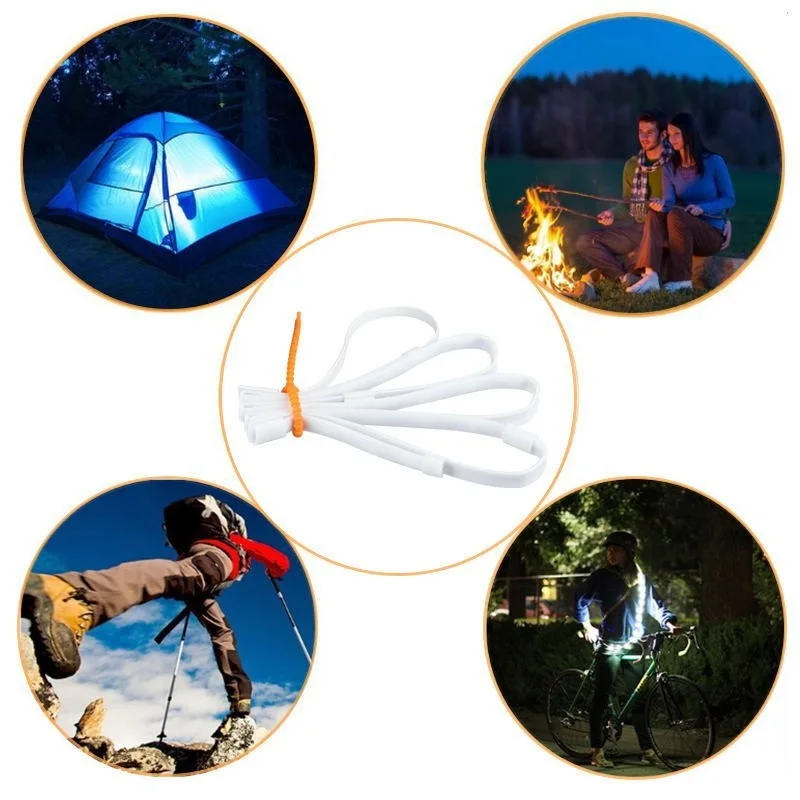 Outdoor Camping LED เต็นท์ Light Strip, กันน้ํา, แหล่งจ่ายไฟ USB แบบพกพาสําหรับเดินป่า, สวน, ตกแต่งงานปาร์ตี้