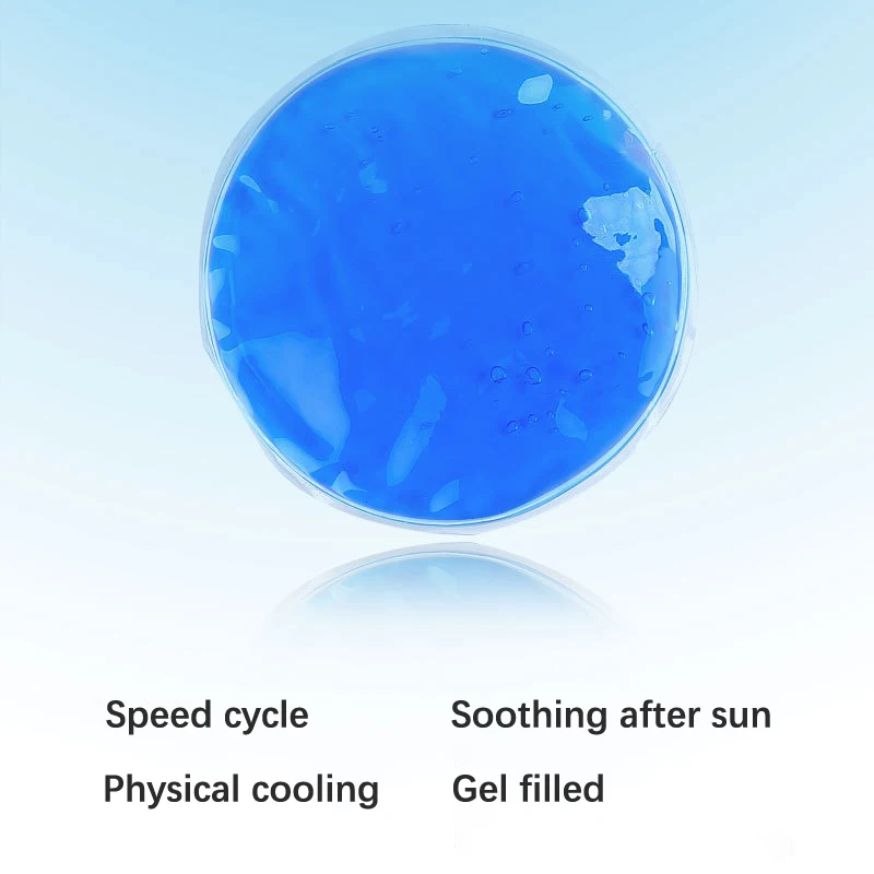 1 قطعة 7 سنتيمتر أو 10 سنتيمتر شكل دائري قابلة لإعادة الاستخدام الجليد الباردة هلام حزمة العلاج الميكروويف الحرارة لتخفيف الآلام لأكياس العلاج الباردة والساخنة