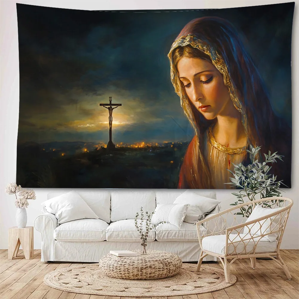 

Mayan goddess Madonna background decorative tapestry European mythology Madonna background decorative tapestry