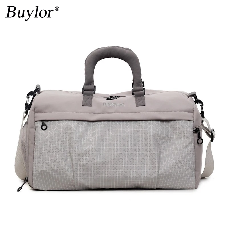 

Buylor Women's Multifunctional Travel Bag Large Capacity Dry Wet Separation Swimming Gym Bag For Travel Business Trips Luggage