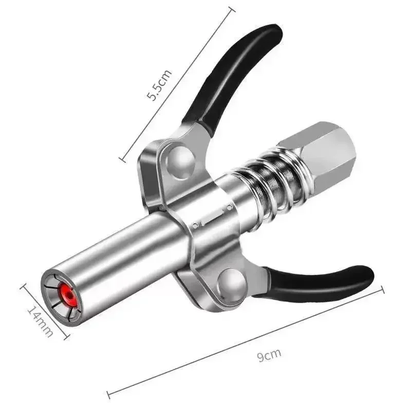 NEW Car Grease Coupler Heavy-Duty Quick Release Grease Gun Coupler NPTI/8 10000PSI Two Press Easy to Push Accessories Repair Too