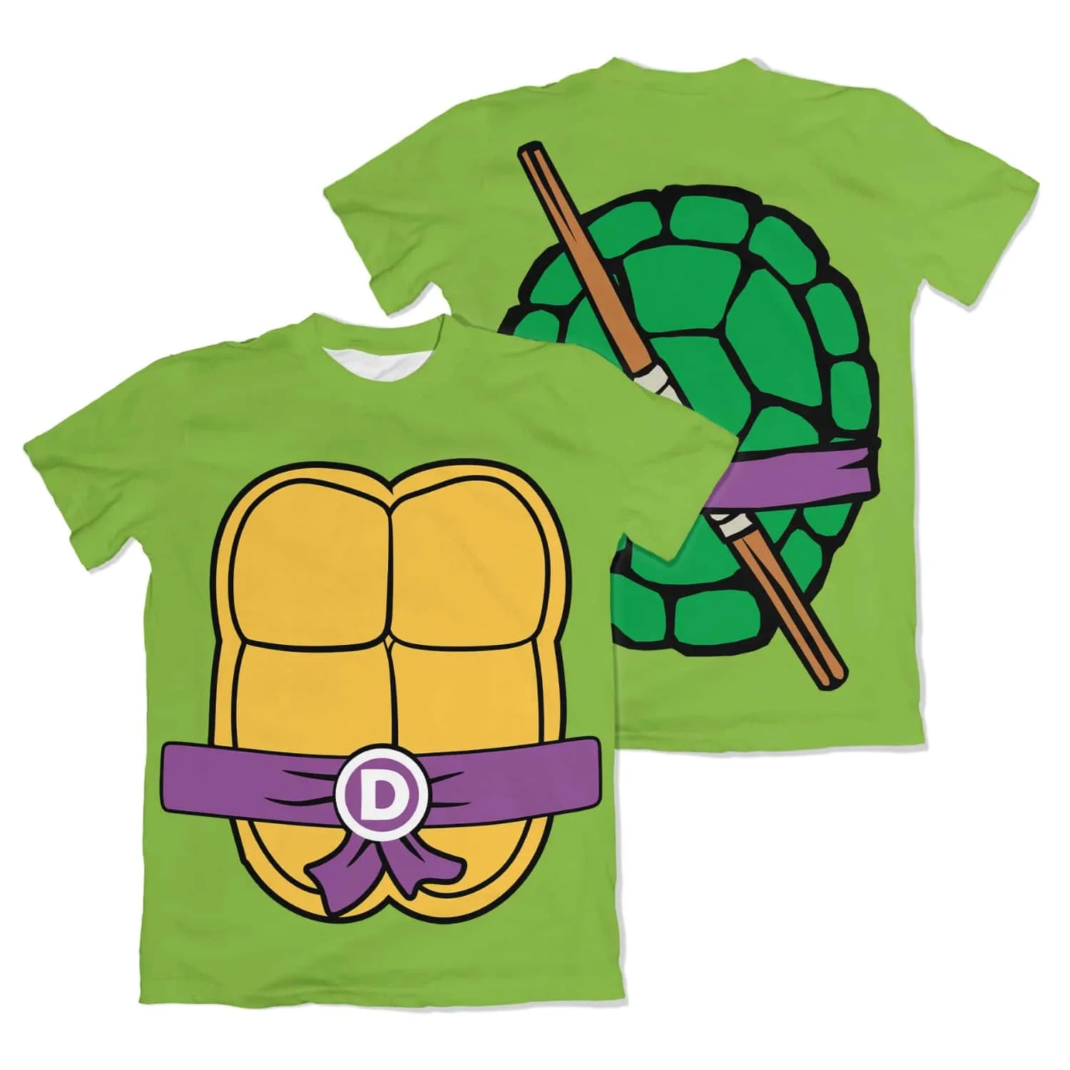 Ninja Turtles Four Brothers 3D Printed T-shirt Bandai Series Children/Adult Role Playing Sports Summer Short Sleeved T-shirt - view 2