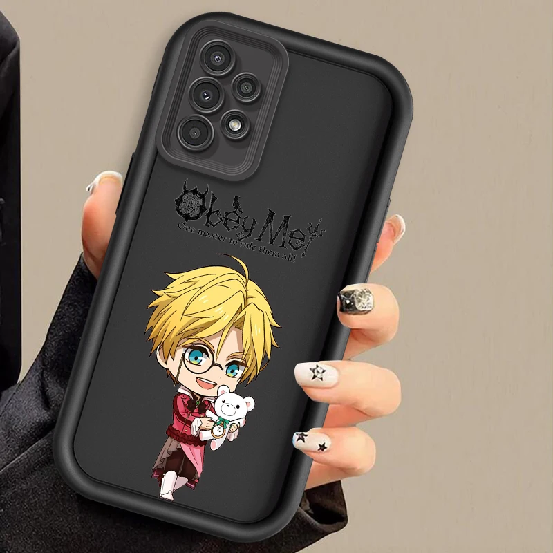 Obey Me Anime Cute For Samsung A73 A71 A54 A53 A52 A51 A33 A32 A21S A14 A13 A12 A03 A04 A05 5G Eye Ladder Soft Phone Case