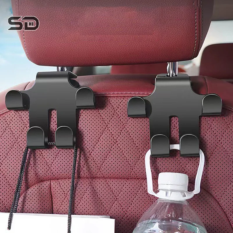 4PCS Handbag Purse Coat DIY Accessories Car Seat Headrest Hook Mobile Phone Holder In Car Vehicle Universal Phone Stander