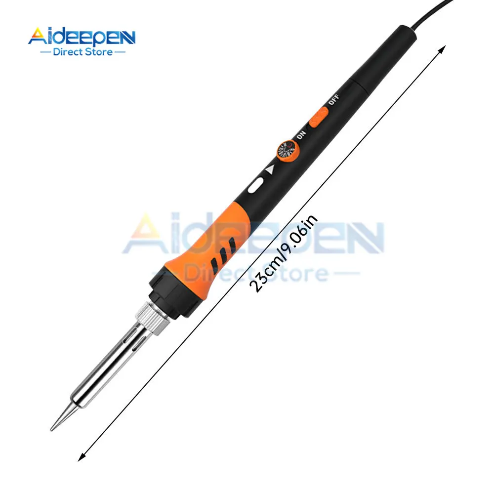 Adjustable Temperature Electric Soldering Iron 110V/220V 60W Solder Iron Professional Tin Welder Heat Pencil Welding Repair Tool