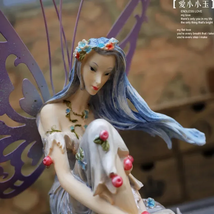 Resin Crafts The Wizard of Oz Elf Queen Figurine Home Desktip Ornaments Outdoor Miniature Decoration Lucky Christmas Gift