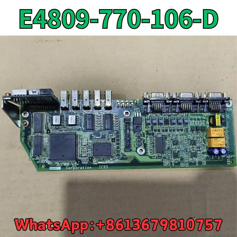 

Used Circuit board E4809-770-106-D test OK Fast Shipping