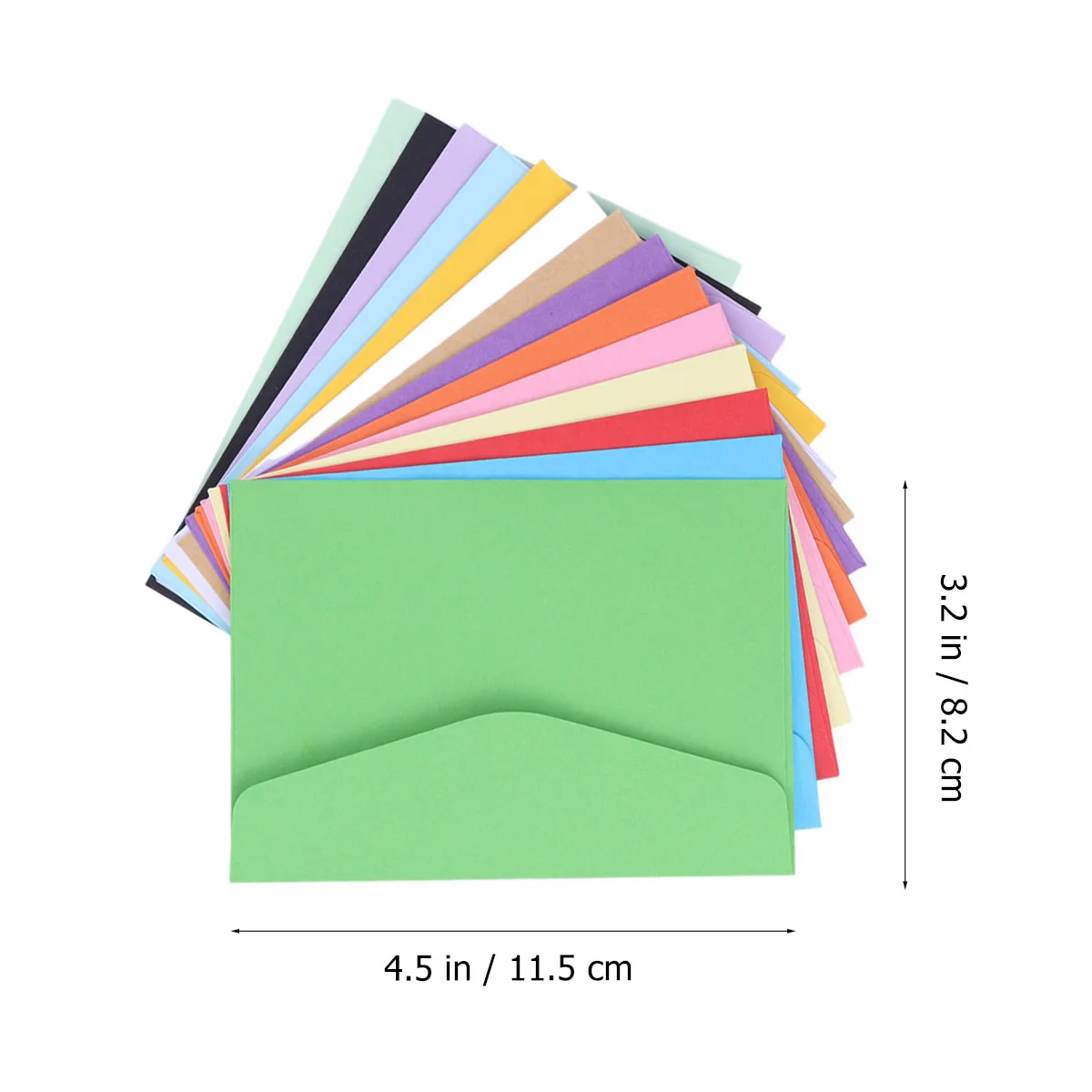 

100pcs Mini Envelopes Blank Photo Letter 8cm Holidays Stationery Gift Card Solid Color Natural Paper Elegant