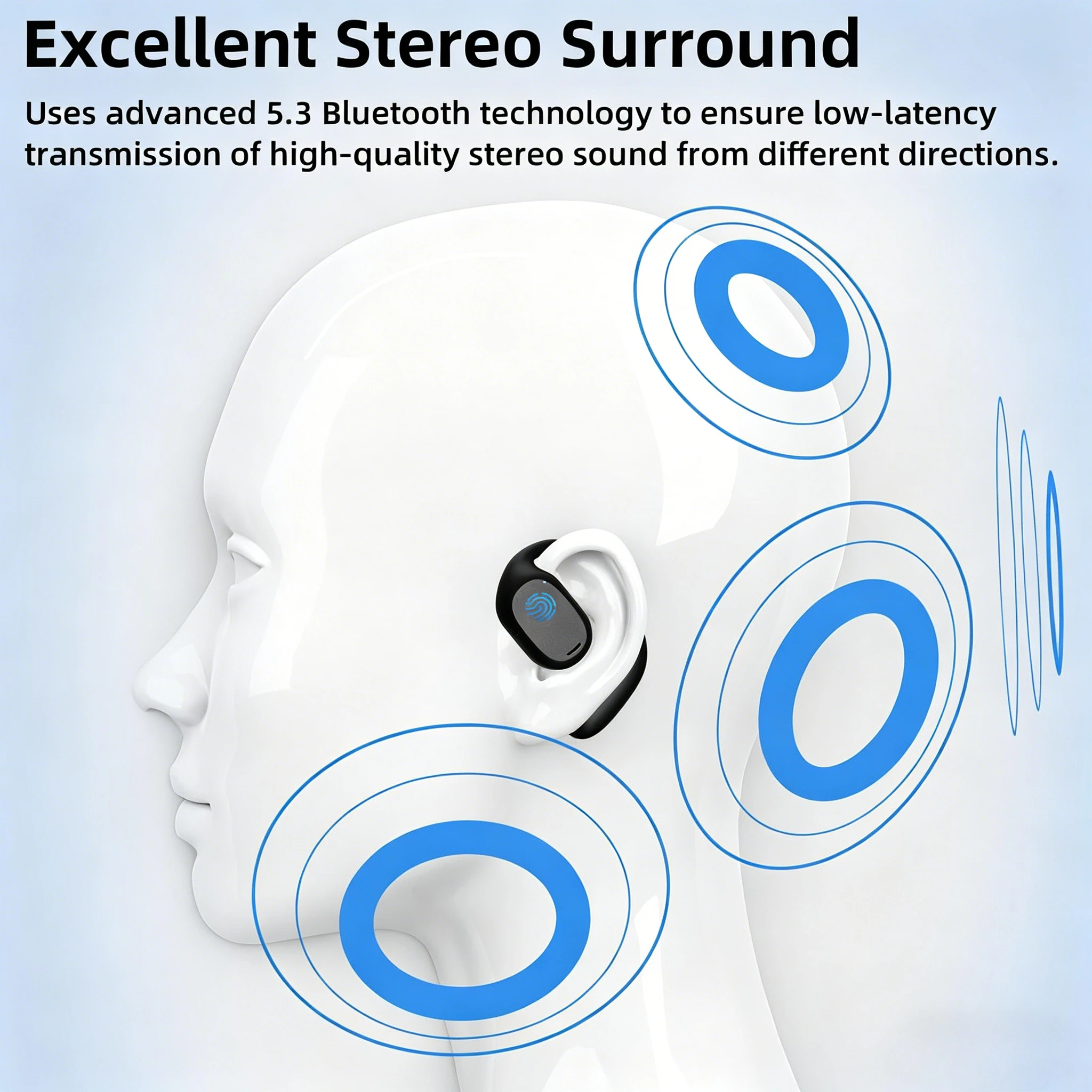 Wireless Earbuds Bone Conducti - Bone Conduction Running Headphones ulasan dan harga