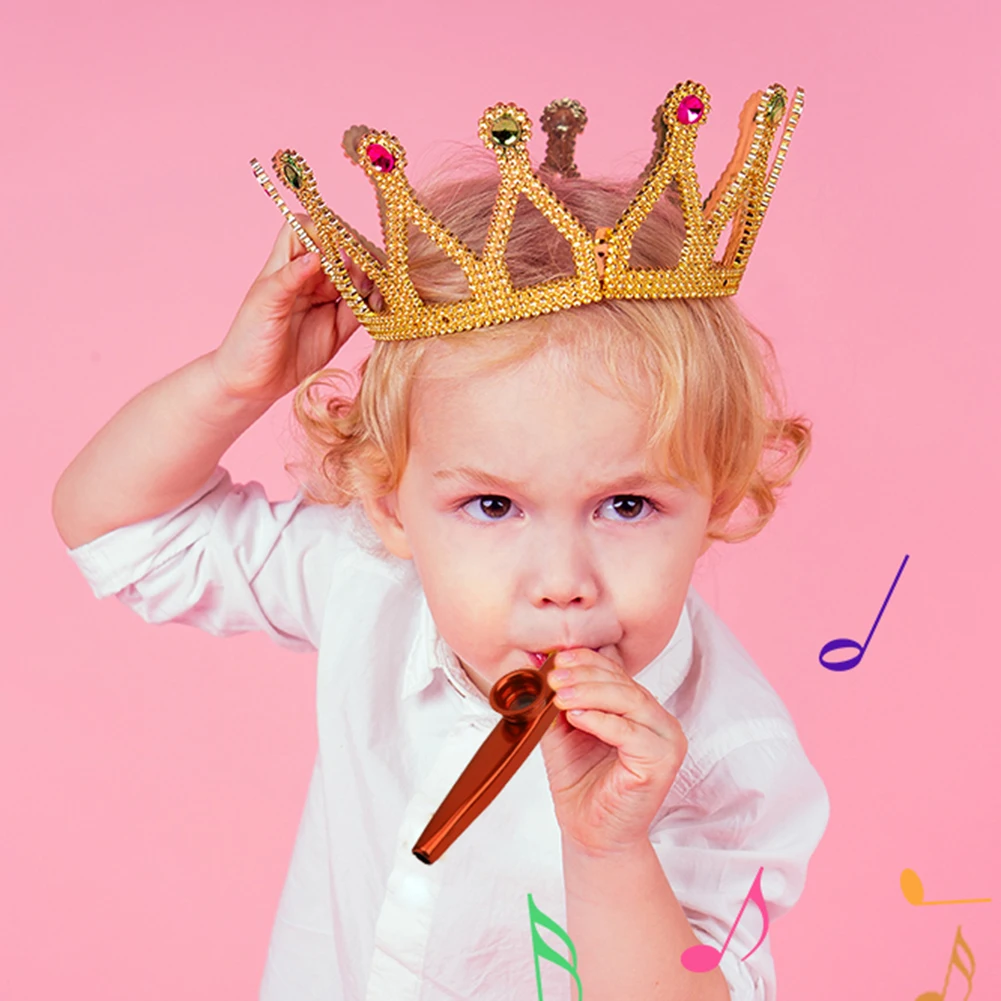 12 سنتيمتر المحمولة المعادن كازو الألومنيوم الناي الفم الناي للمبتدئين الاطفال الكبار الهدايا آلات النفخ الموسيقية