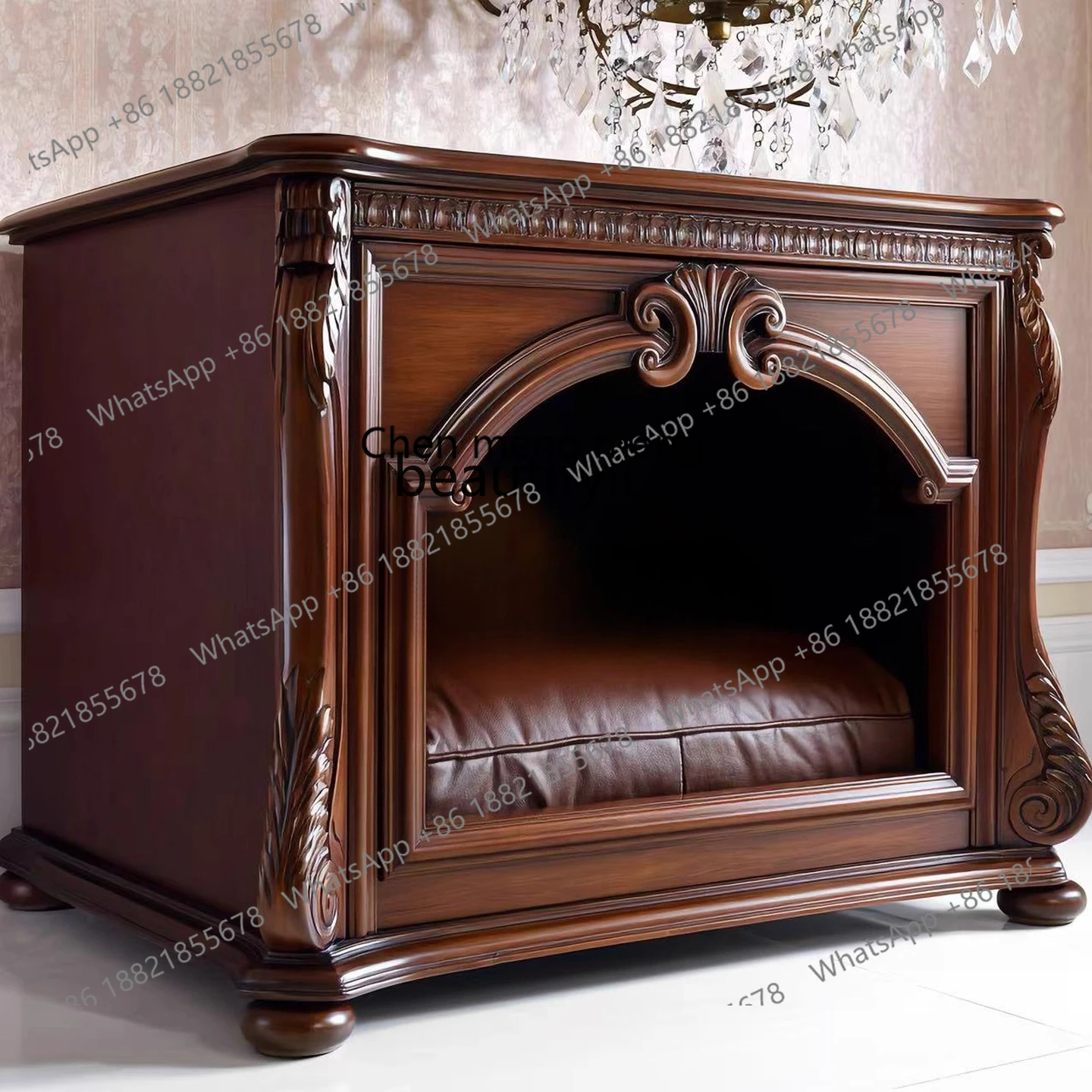 X  Solid wood, indoor, villa cat kennel, small medium and large kennel, universal in the house