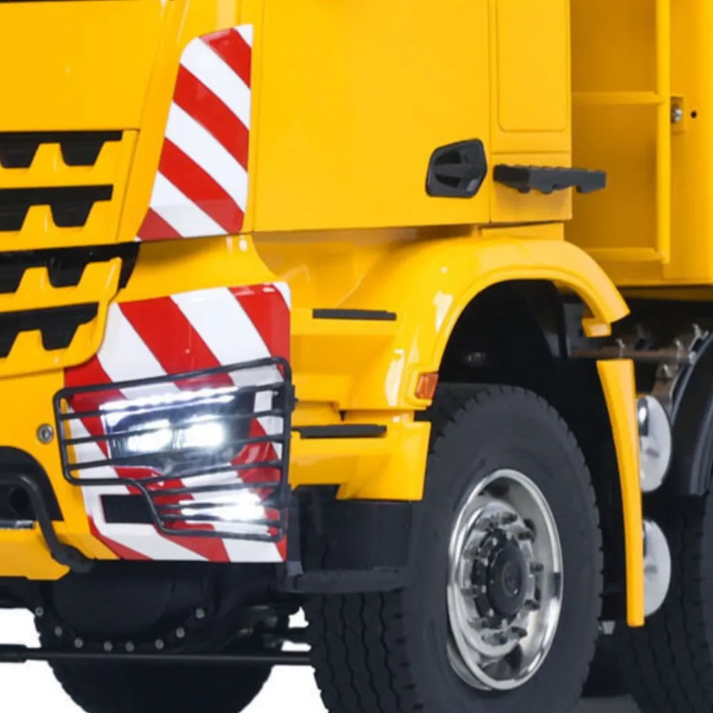 

8x8 Гидравлический RC Самосвал 1/14 Грузовик Металлический TOUCAN Дистанционное Управление Самосвал Автомобиль Окрашенный Готовый Свет Звуковая Модель