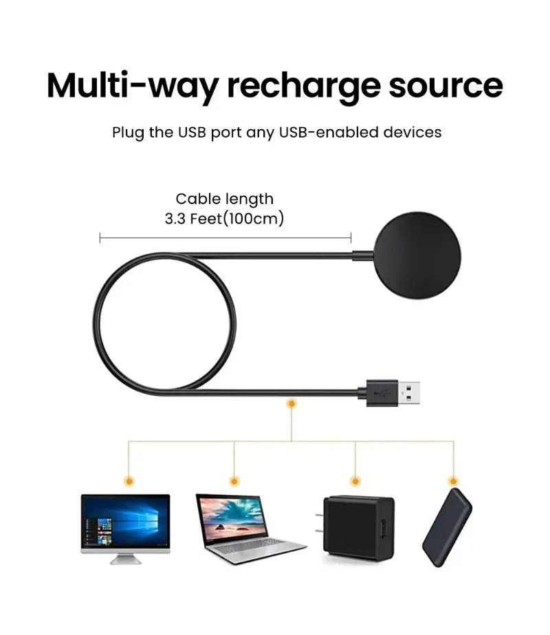 2026 Magnetic Watch Wireless Charger For Samsung Galaxy Watch 8/7/6/5pro/5/4/3 Active2 Portable Watch Fast Charging Dock Station