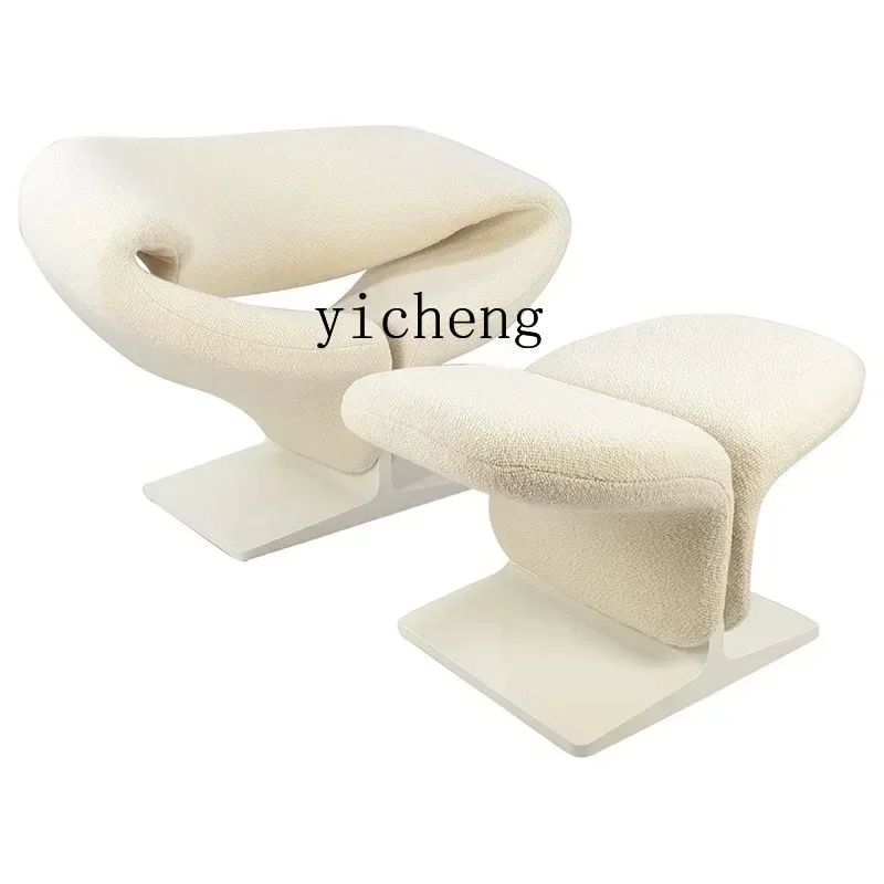 YFY  single streamer leisure chair model room living room sales lobby reception fiberglass special-shaped sofa chair