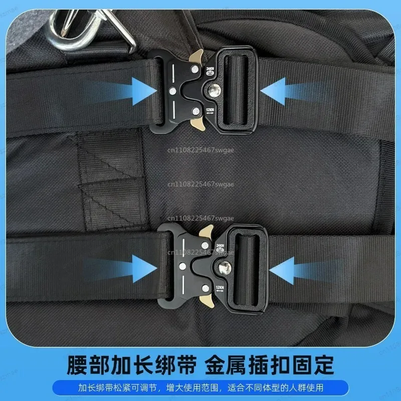Back Stretching Support Lumbar Traction Belt, Hanging Bar for Home Use, Spinal Decompression Strap for Disc Relief