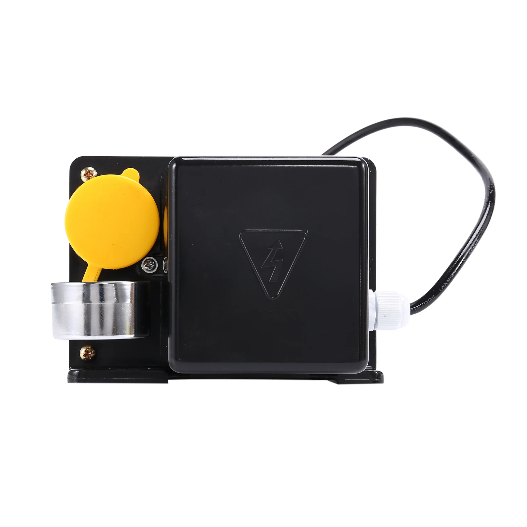 

ABLQ Lubricant Pump Automatic Lubricating Oil Pump CNC Electromagnetic Lubrication Pump Lubricator With Pressure Gauge