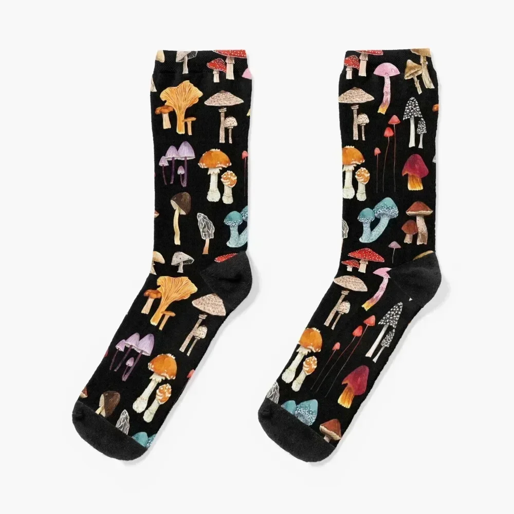 

MUSHROOMS Socks Heating sock FASHION tennis cartoon Socks Men's Women's cool professional running designer Mens Socks Women's